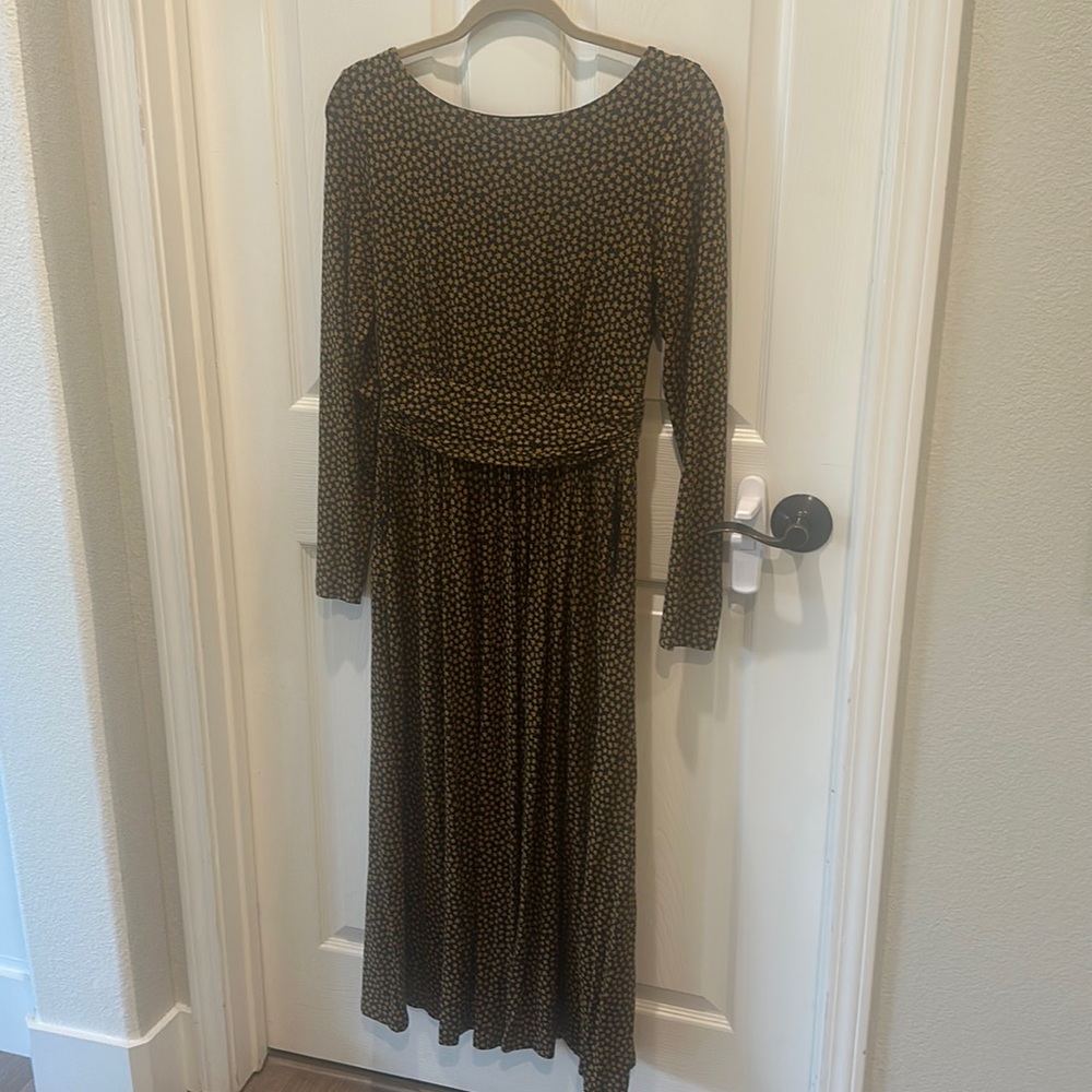 Super cute knit dress looks great with boots